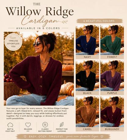 THE WILLOW CARDIGAN (PREORDER 8/8)