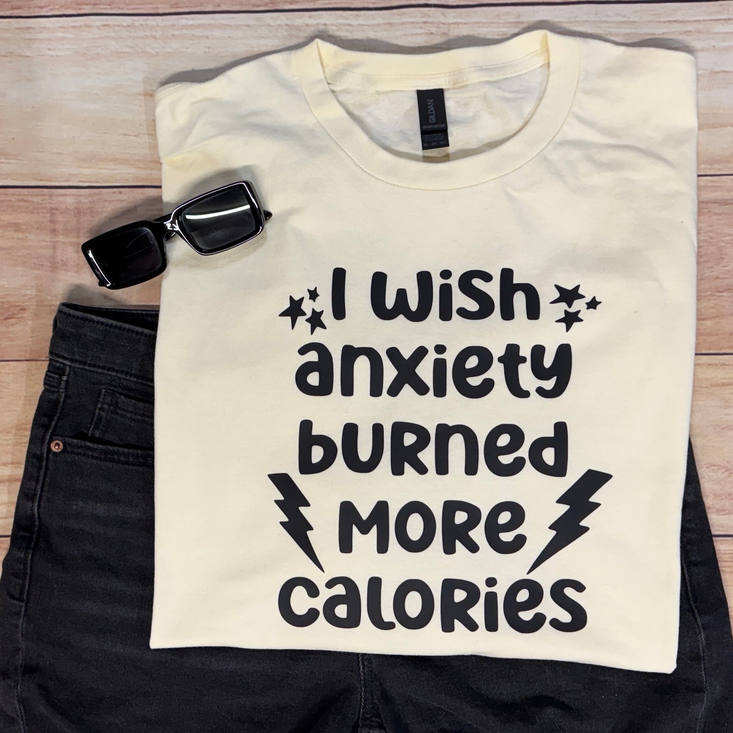 WISH ANXIETY BURNED MORE CALORIES