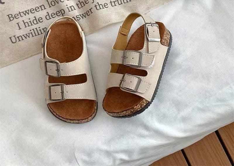DOUBLE BUCKLE KIDS SANDALS (PREORDER 6/27)