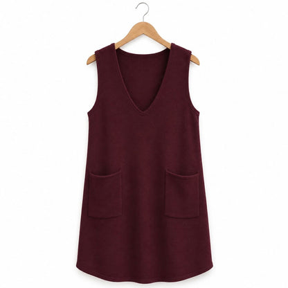 THE SWEATER KNIT PINAFORE DRESS (PREORDER 9/12)