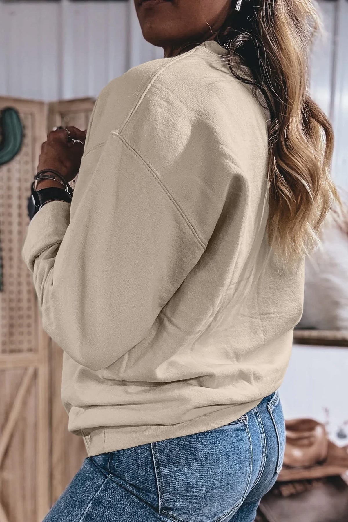 GOD IS GOOD EMBROIDERED CREW (PREORDER 9/26)