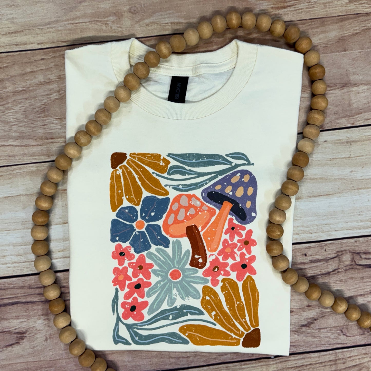 ABSTRACT MUSHROOMS + FLOWERS