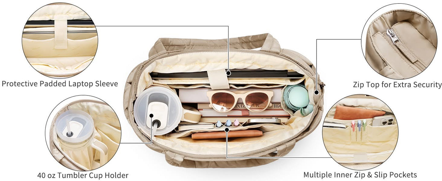 ALL-IN-ONE PUFFER TOTE (PREORDER 5/2)