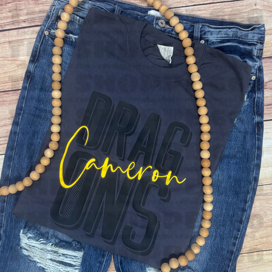 CAMERON DRAGONS {STACKED}