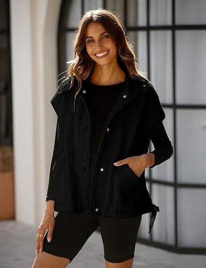 THE WRENLEE FLEECE VEST (PREORDER 9/26)