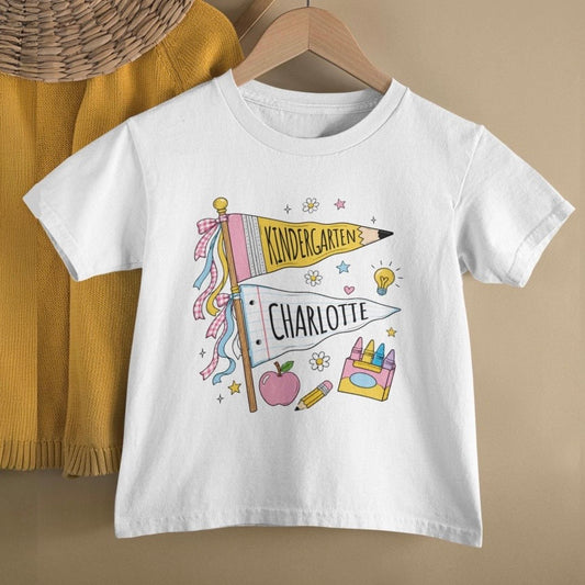 CUSTOM FLAGS NAMES + GRADES (BACK TO SCHOOL SHOPPE DROP)