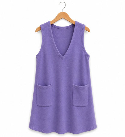 THE SWEATER KNIT PINAFORE DRESS (PREORDER 9/12)