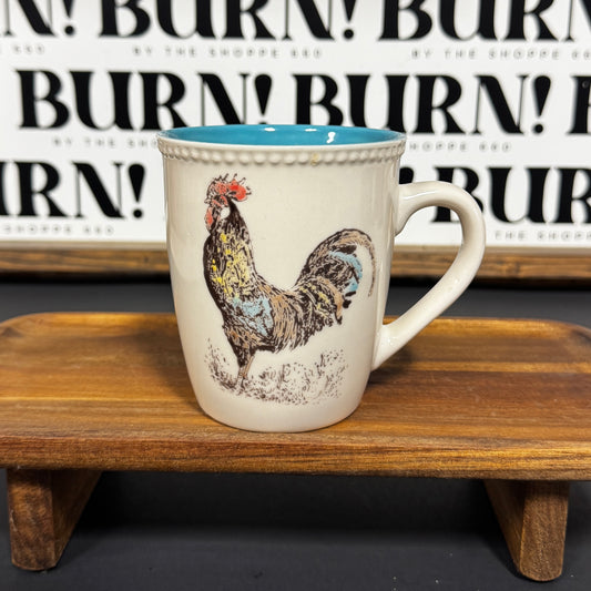 ROOSTER MUG {THRIFTY FLAMES}