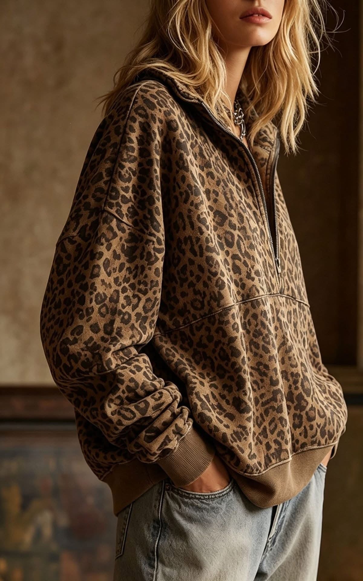 THE LEOPARD ROSETTE TOP (PREORDER 8/15)