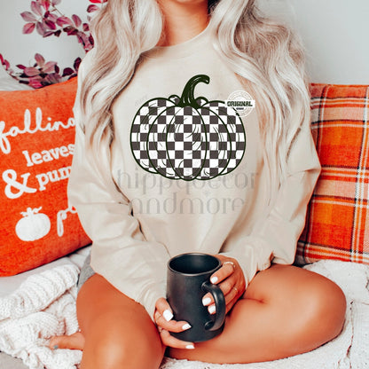 CHECKERED PUMPKIN (SHOPPE SAMPLE)