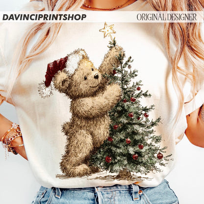 CHRISTMAS TEDDY (SHOPPE SAMPLE)