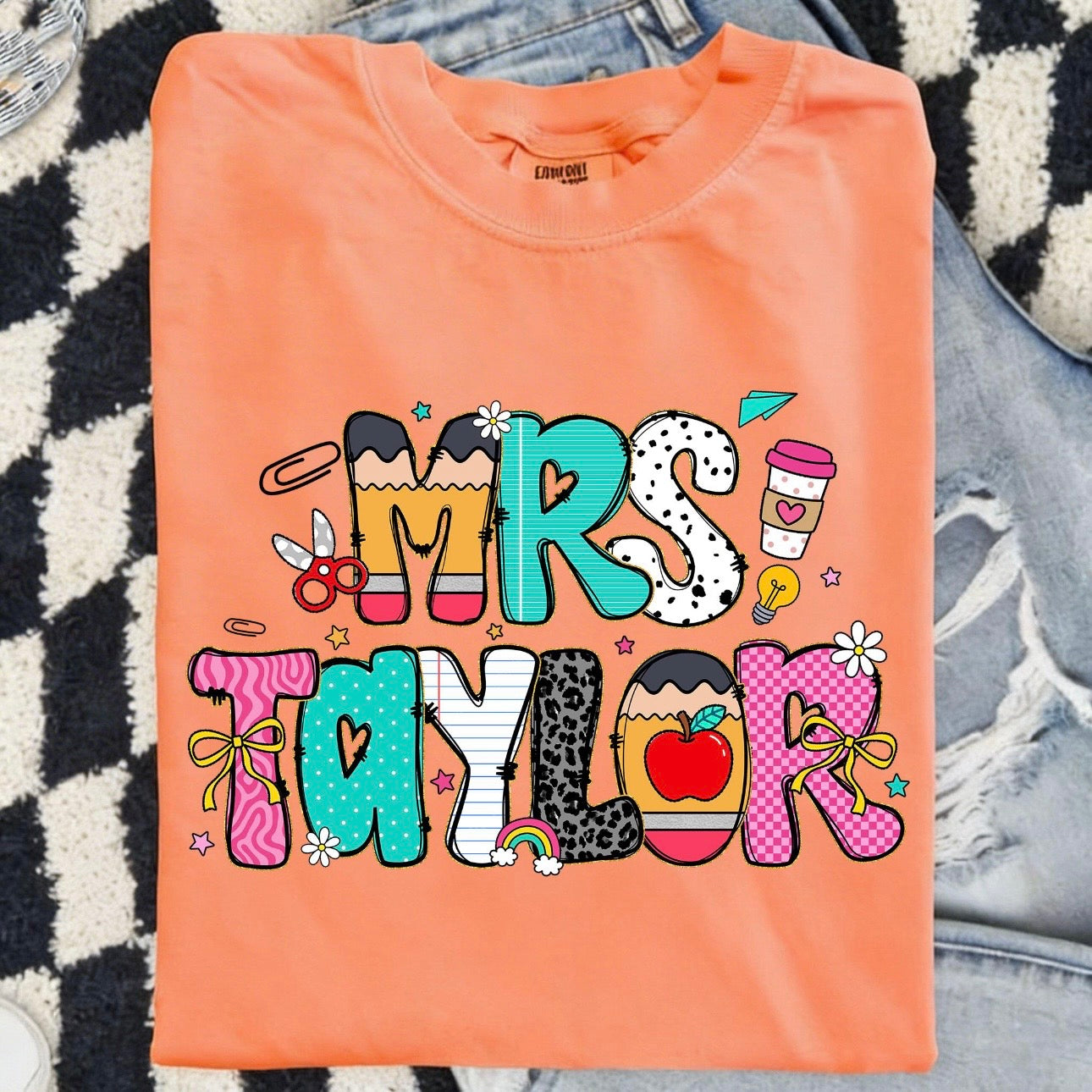 CUSTOM FUNKY NAME (BACK TO SCHOOL SHOPPE DROP)
