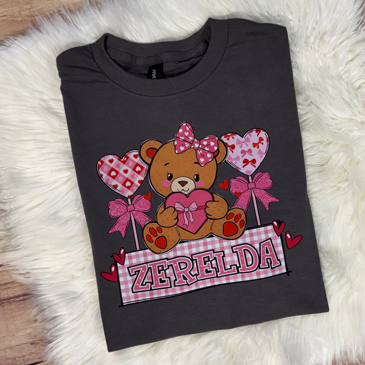 CUSTOM VALENTINE TEDDY BEAR