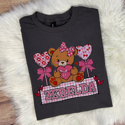 CUSTOM VALENTINE TEDDY BEAR