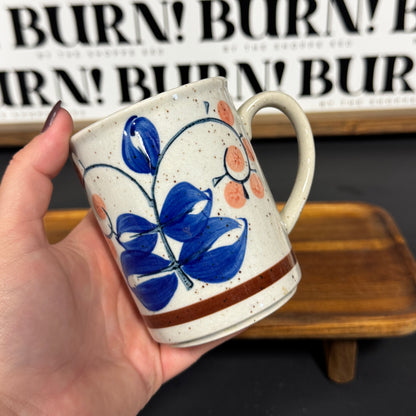 VINTAGE FLORAL MUG {THRIFTY FLAMES}