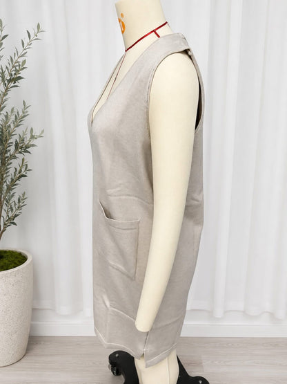 THE SWEATER KNIT PINAFORE DRESS (PREORDER 9/12)