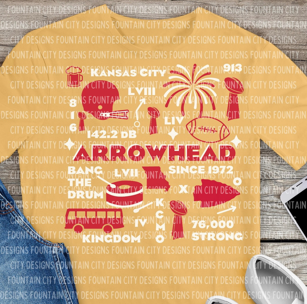 ARROWHEAD COLLAGE (SHOPPE SAMPLE)