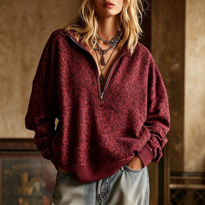 THE LEOPARD ROSETTE TOP (PREORDER 8/15)