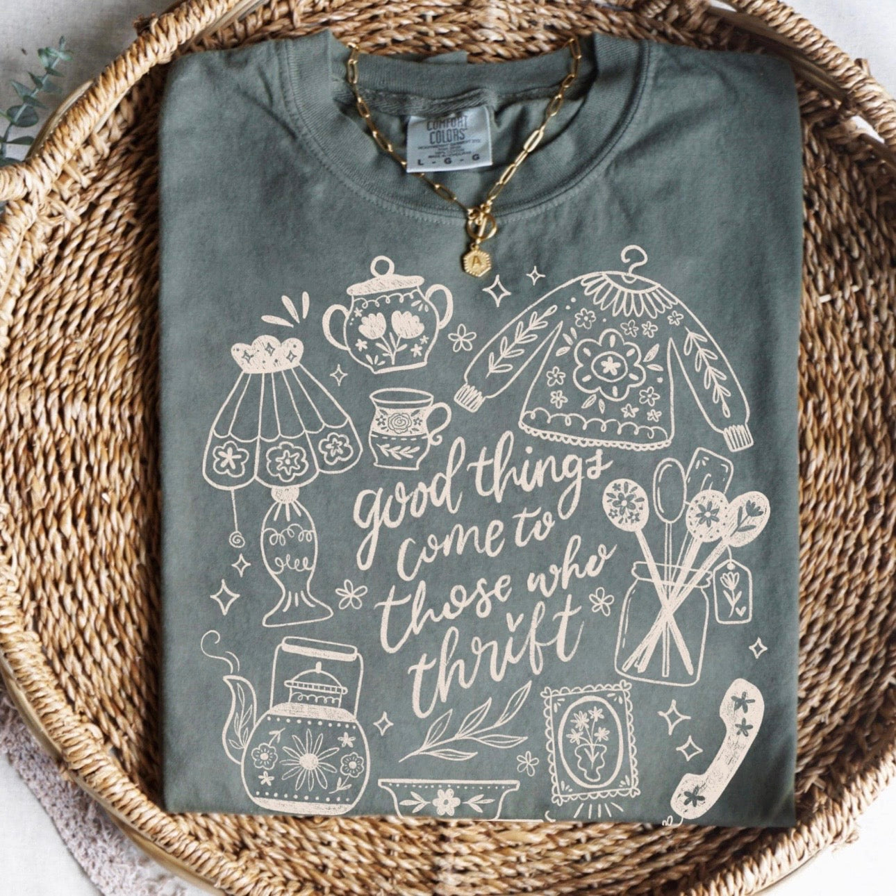 GOOD THINGS COME TO THOSE WHO THRIFT (SHOPPE SCORE)