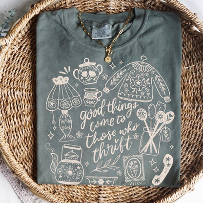 GOOD THINGS COME TO THOSE WHO THRIFT (SHOPPE SCORE)