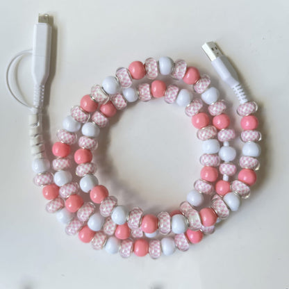 BEADED PHONE CHARGERS (PREORDER 7/4)