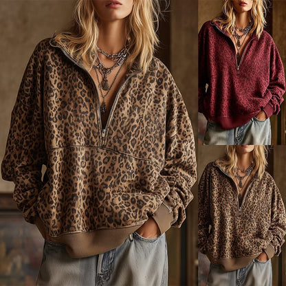 THE LEOPARD ROSETTE TOP (PREORDER 8/15)