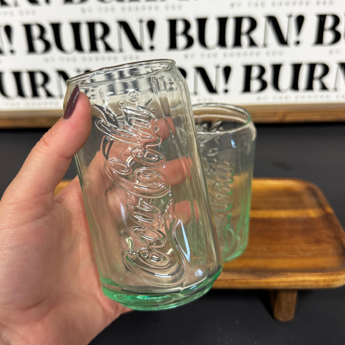 COLA GLASSES {THRIFTY FLAMES}