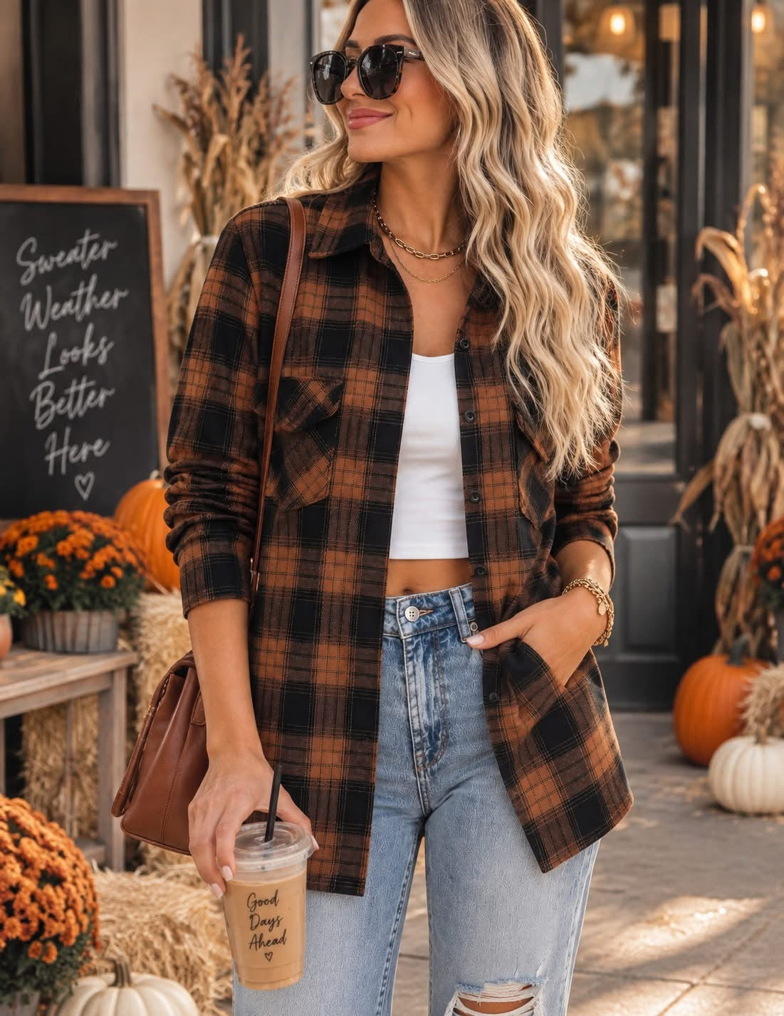 THE BRIELLE PLAID SHACKET (PREORDER 9/26)