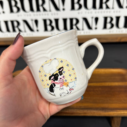 CHEF COW MUG {THRIFTY FLAMES}
