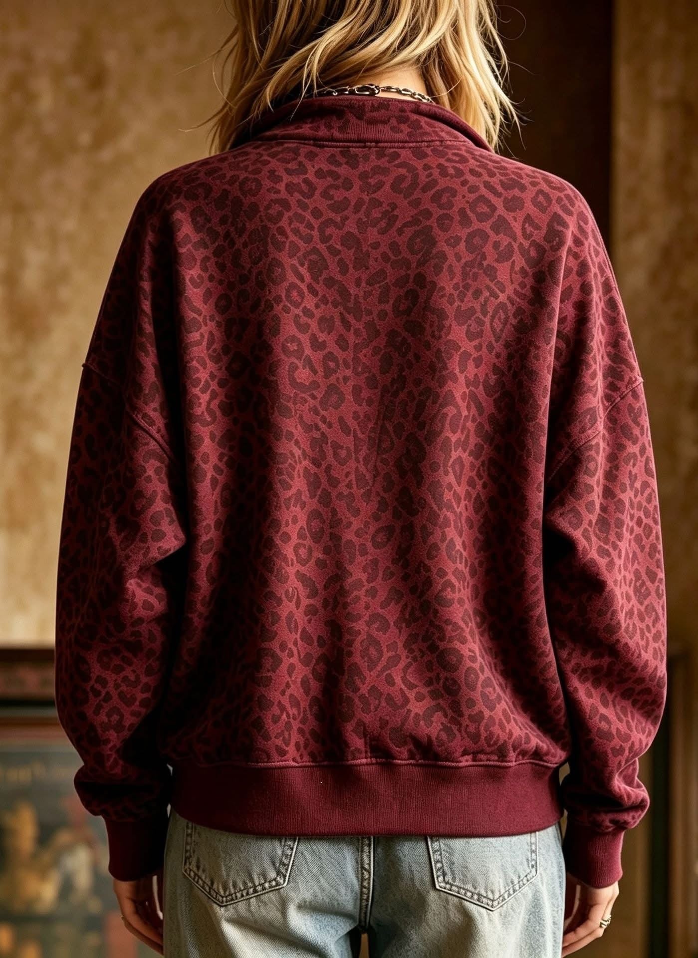 THE LEOPARD ROSETTE TOP (PREORDER 8/15)