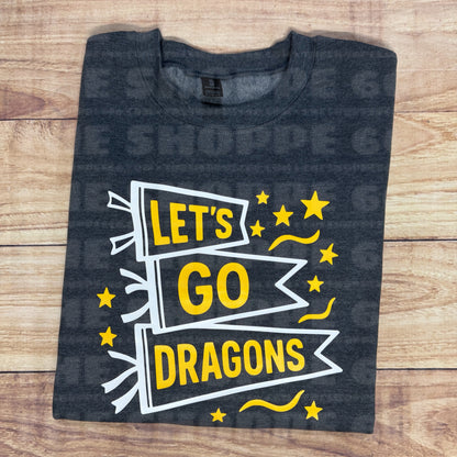 LET’S GO DRAGONS PENNANTS