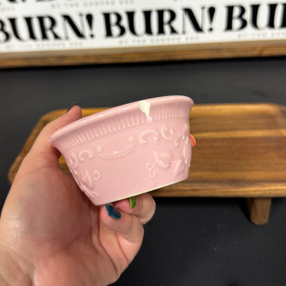 LITTLE PINK BOWL {THRIFTY FLAMES}