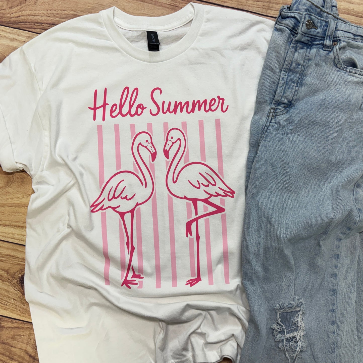 HELLO SUMMER FLAMINGOS
