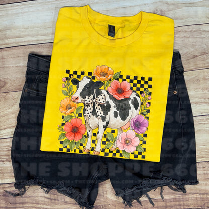 COW + FLOWERS