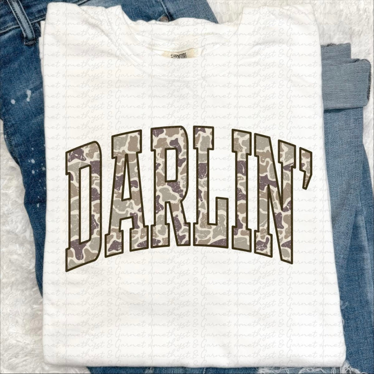 CAMO DARLIN’ (SHOPPE SAMPLE)