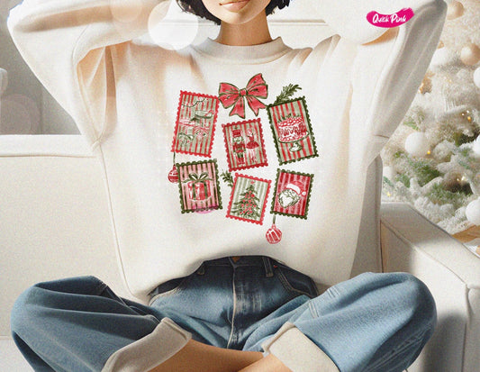 VINTAGE CHRISTMAS STAMPS (SHOPPE SAMPLE)