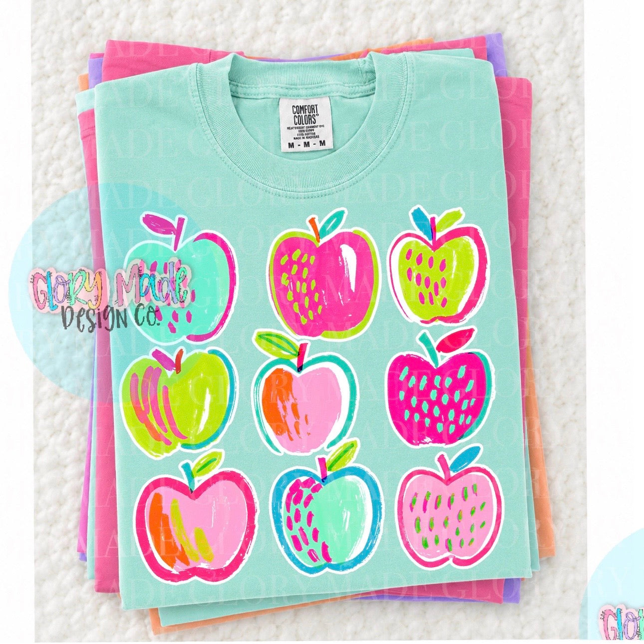 COLORFUL APPLES (BACK TO SCHOOL SHOPPE DROP)