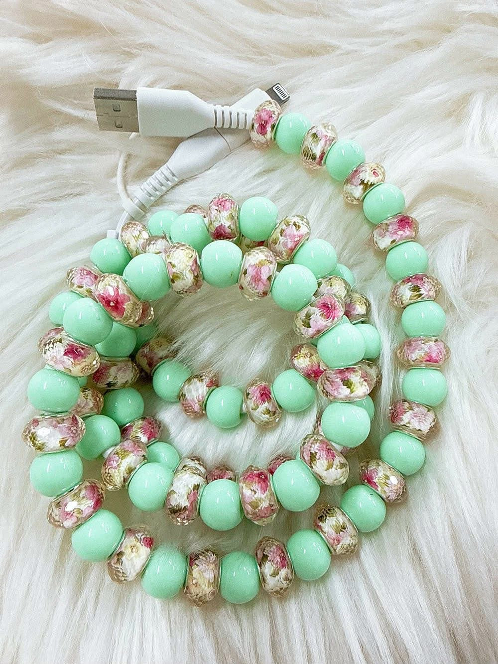 BEADED PHONE CHARGERS (PREORDER 7/4)
