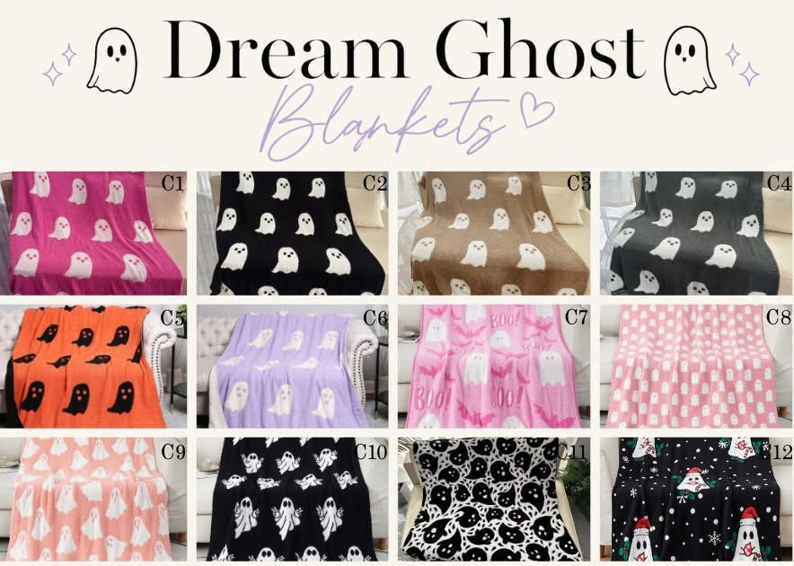 DREAMY GHOST BLANKETS (PREORDER 8/15)