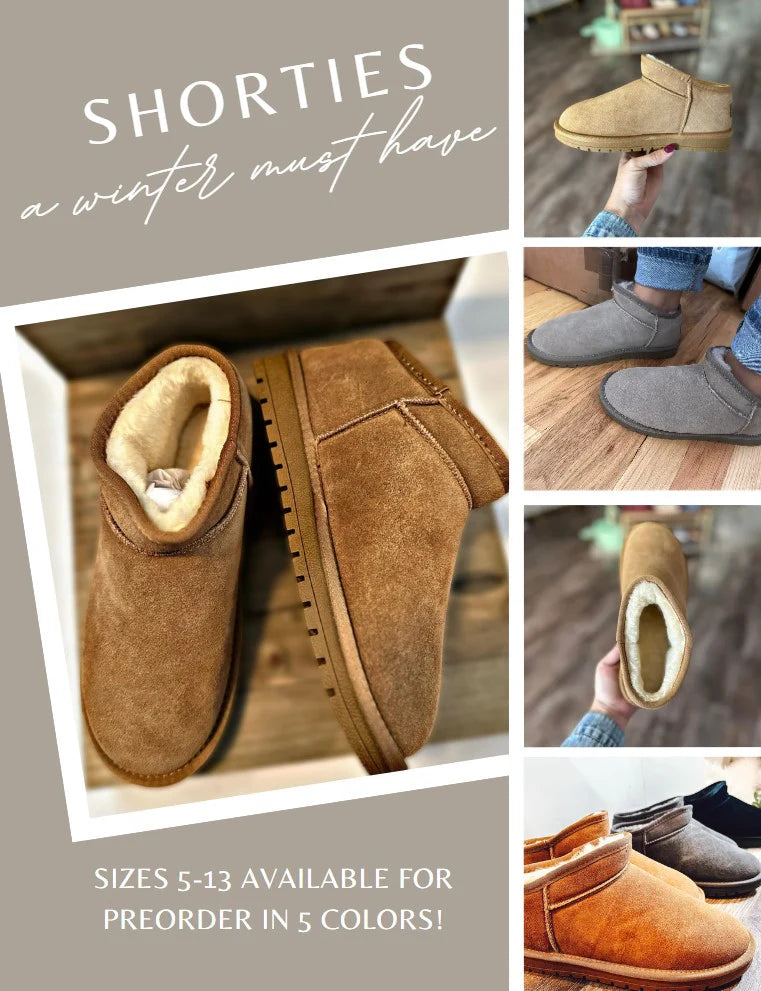 MAMA’S SHORTIE BOOTS (PREORDER - ALWAYS OPEN)