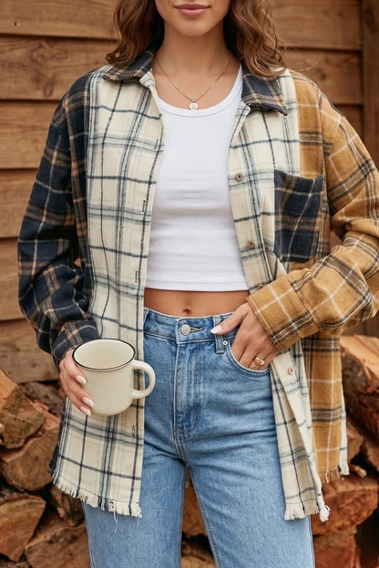 THE HAISLEY PLAID TOP (PREORDER 8/8)