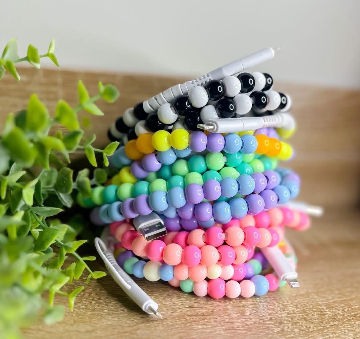 BEADED PHONE CHARGERS (PREORDER 7/4)