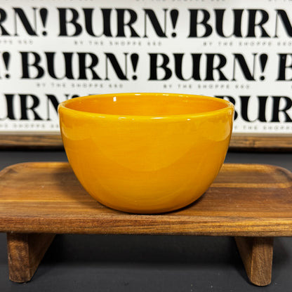 BIG YELLOW BOWL {THRIFTY FLAMES}