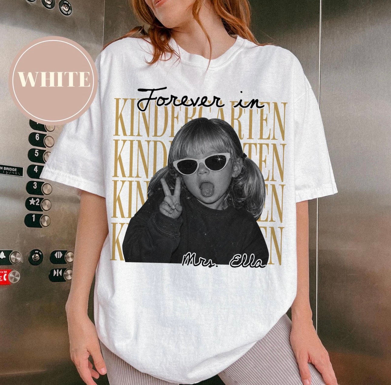 FOREVER IN GRADE CUSTOM NAME + PHOTO (BACK TO SCHOOL SHOPPE DROP)