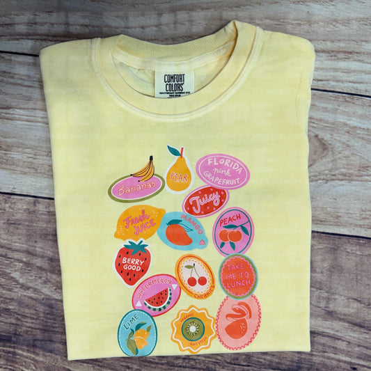 FUNKY FRUIT STICKERS