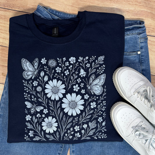 FLOWERS + BUTTERFLIES