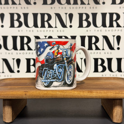 THE MOTORCYCLE {THRIFTY FLAMES}