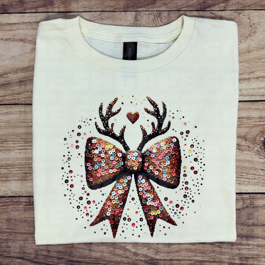 SEQUIN & GLITTER ANTLERS