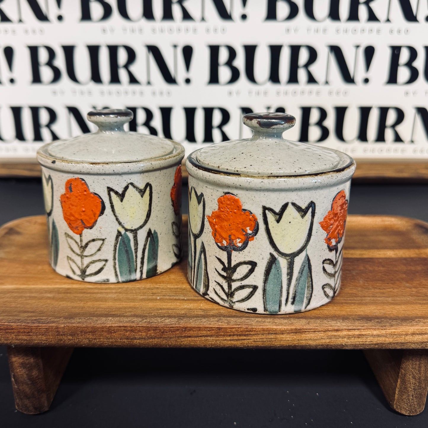 FUNKY FLOWERS {THRIFTY FLAMES}