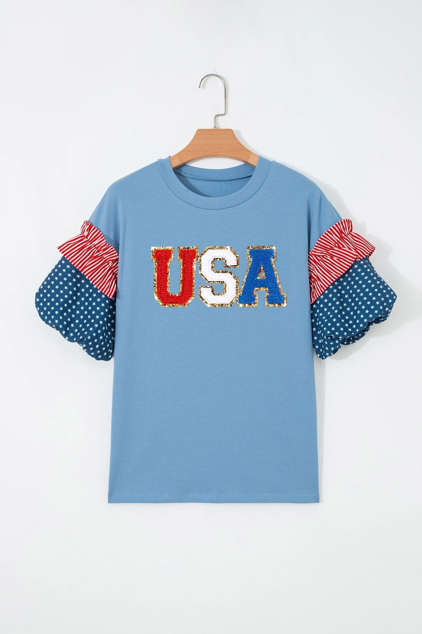 STAR, STRIPES, & RUFFLES TOPS (PREORDER 5/2)